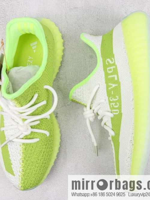 Adi, Coconut 350 V2 Item Number: NS9522 White neon green New Cantaloupe sneakers Adidas Yeezy Boost 350 V2