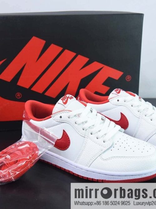 NK Air Jordan 1 Retro Low OG \"Black Toe\" AJ1 Jordan Generation Low Top Classic Vintage Culture Leisure Sports Basketball Shoes \"OG White Red Toe\" Item Number: CZ0790-161