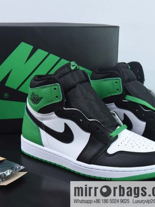 Air Jordan AJ1 Retro High Top White Green Black High Top Shoes, item number: DZ5485-031
