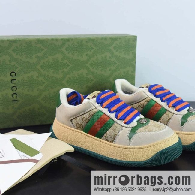 Gucci/Gucci chubby small dirty shoes series board shoes/platform models