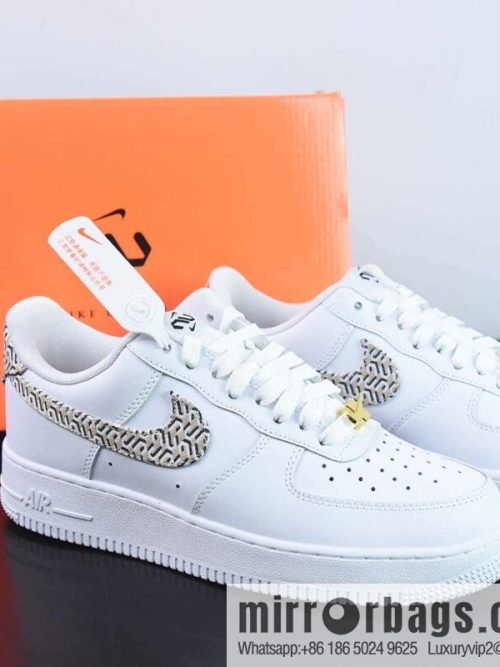 Nk Air Force 1 \'07 Low printed hook, Air Force One low-top casual sneakers, item number: DZ2709-100