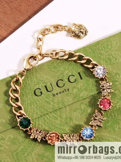New Gucci Gucci Diamond Butterfly 🦋 Bracelet