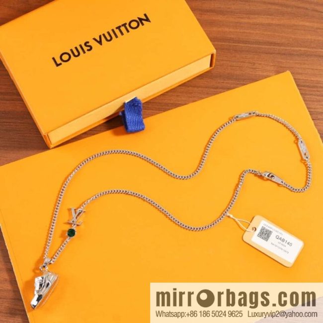 Louis Vuitton Louis Vuitton IV TRAINER STRASS sneaker necklace