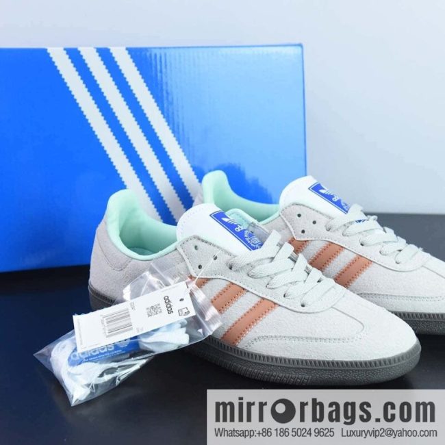 Adidas Originals Samba Suede, Adidas, Clover, Samba Series Versatile Vintage Low Top Board Shoes, Item Number: ID2047