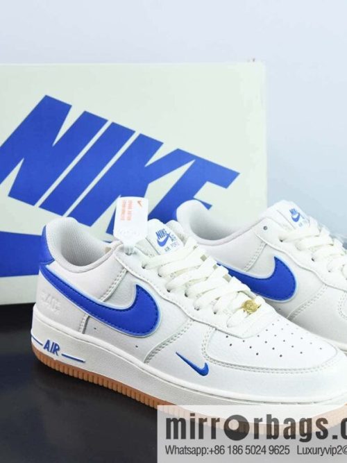 Nike Air Force 1 Low 40th anniversary, raw rubber beige sapphire blue, Air Force One low-top sports and leisure board shoes, item number: WA0531-302