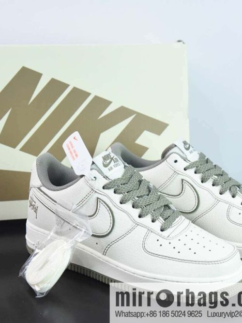 Nike Air Force 1 Low Stuart joint name, reflective Air Force One low-top casual shoes, item number: UN1635-777