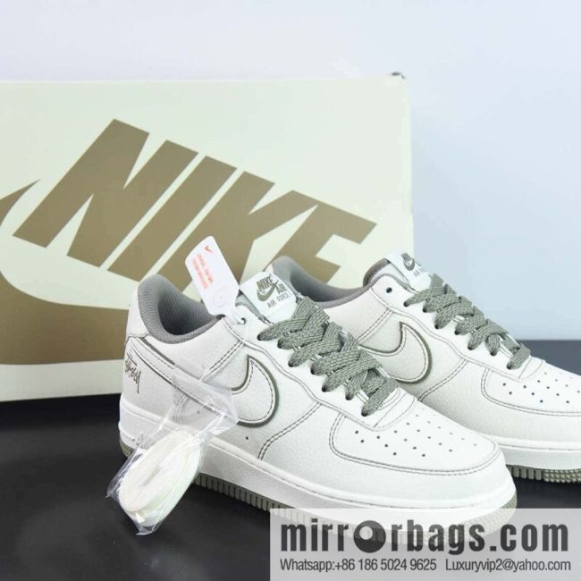 Nike Air Force 1 Low Stuart joint name, reflective Air Force One low-top casual shoes, item number: UN1635-777