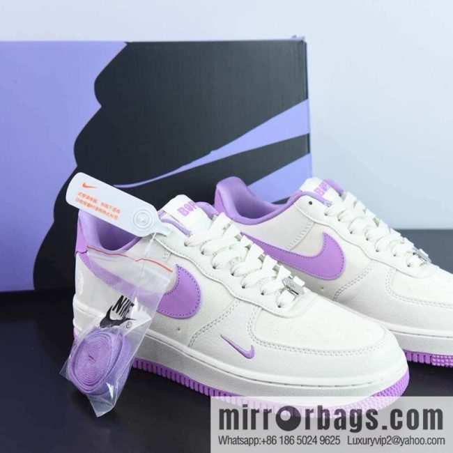 NIke Air Force 1 \'07 Low \"BAPE Joint - Lilac Canvas\" Air Force One, low-top sneakers
