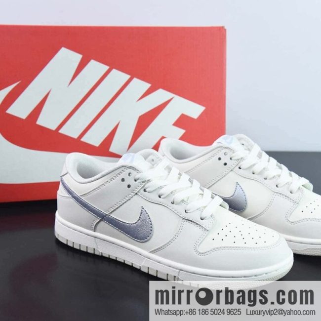 NK Dunk Low Retro PRM low-top casual sports shoes white purple, item number DX5930-100