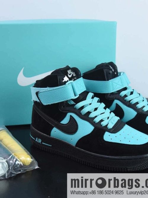 Tiffany & CO x Nike Air Force 1 Mid \"1837\" Tiffany & Co. co-branded mid-top board shoes, item number: DZ1382-202