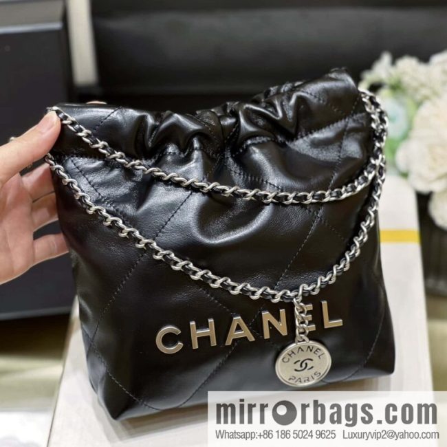 CHANEL 23S spring and summer series mini 22 bags AS3980 black