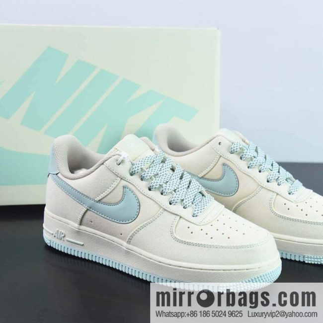 Nike Air Force 1 Low Air Force One low-top sports and leisure shoes beige blue, gypsy, item number: TQ1456 277