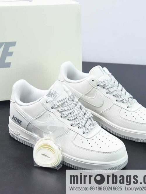 NIKE \"Three hook series, beige, Air Force One low-top casual board shoes TV2306-255