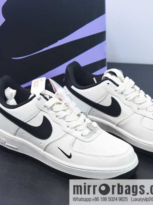 Nike Air Force 1 Low 07 BAPE patchwork beige black low top sneakers BS9055 746