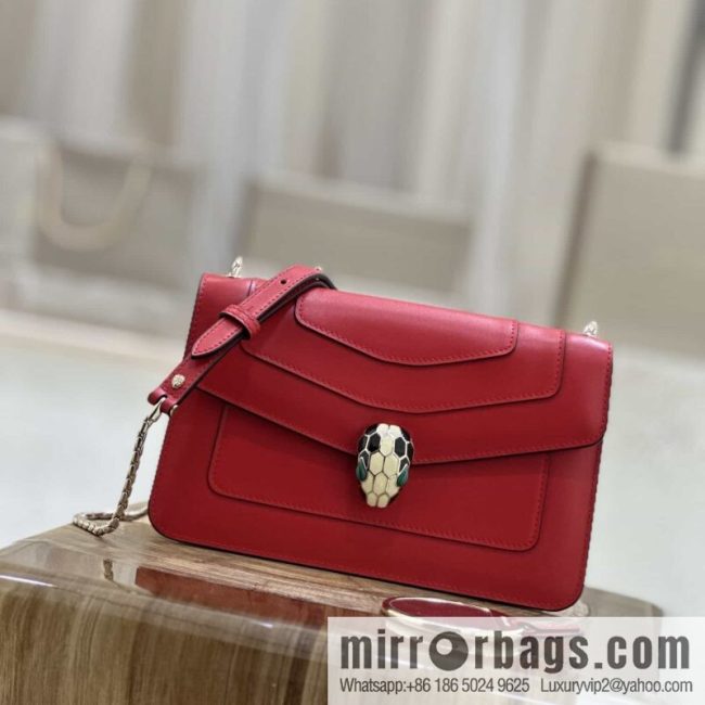 𝘽𝙑𝙇𝙂𝘼𝙍𝙄𝙎𝙀𝙍𝙋𝙀𝙉𝙏𝙄𝙁𝙊𝙍𝙀𝙑𝙀𝙍 counter hot-selling series Serpenti Forever exquisite crossbody bag Model: 38102