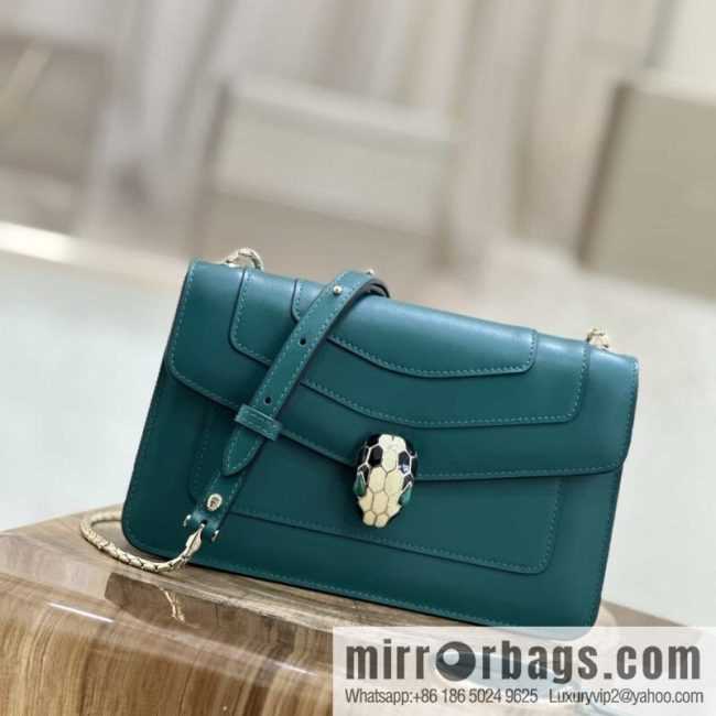 𝘽𝙑𝙇𝙂𝘼𝙍𝙄𝙎𝙀𝙍𝙋𝙀𝙉𝙏𝙄𝙁𝙊𝙍𝙀𝙑𝙀𝙍 counter hot-selling series Serpenti Forever exquisite crossbody bag Model: 38102
