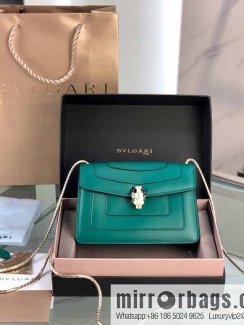 [Bvlgari] Bulgari counter new iconic Serpenti Forever mini double-layer snakehead bag Model: 288113
