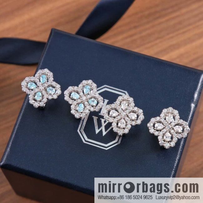 HARRY WINSTON HW Diamond Loop Earrings