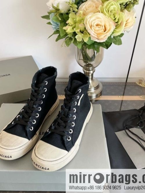 𝐁𝐚𝐥𝐞𝐧𝐜𝐢𝐚𝐠𝐚| spring and summer Vintage old high-top espadrilles