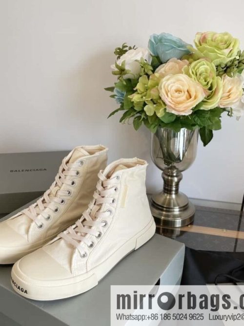 𝐁𝐚𝐥𝐞𝐧𝐜𝐢𝐚𝐠𝐚| spring and summer Vintage old high-top espadrilles