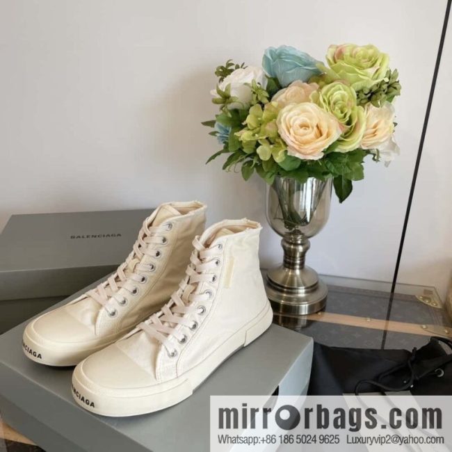 𝐁𝐚𝐥𝐞𝐧𝐜𝐢𝐚𝐠𝐚| spring and summer Vintage old high-top espadrilles