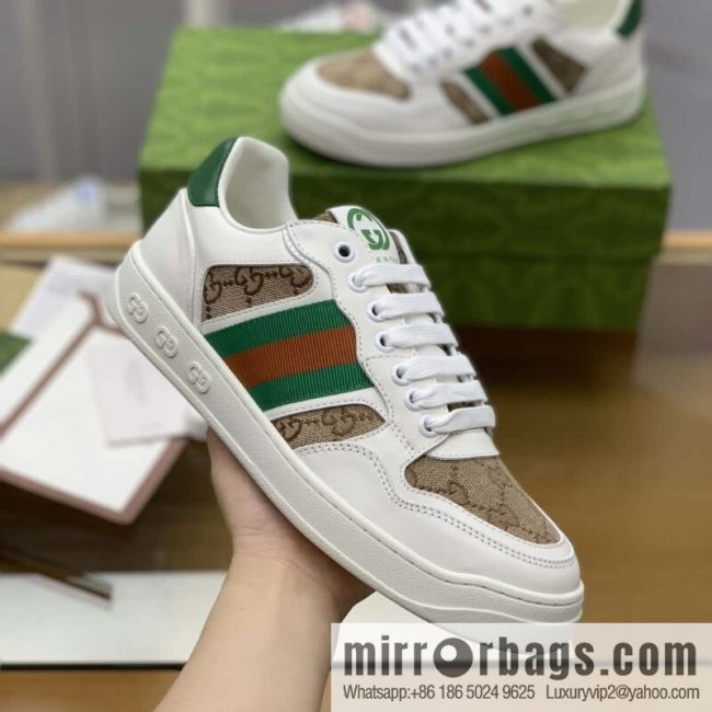 Gucci Gucci uses color matching leather men\'s casual shoes