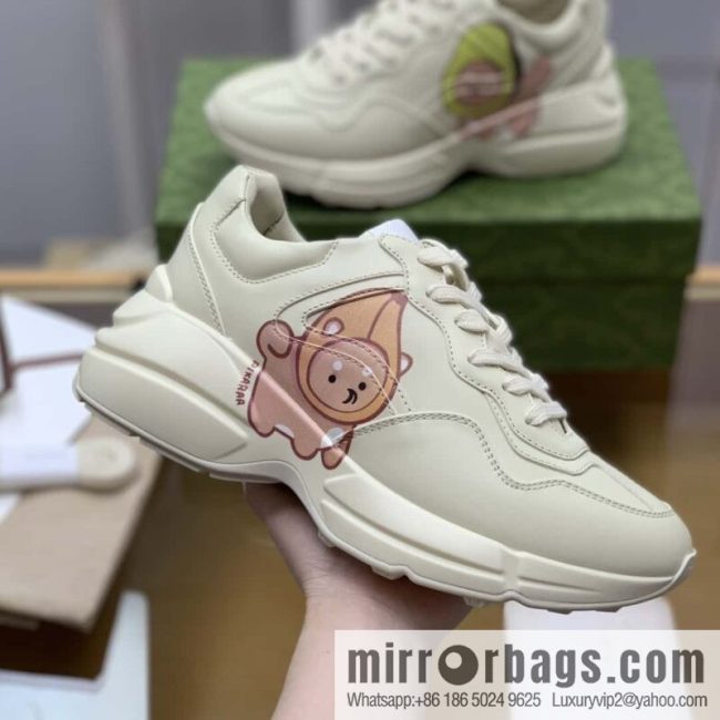Gucci Gucci [New G Home High Version] Unisex Vintage sneakers