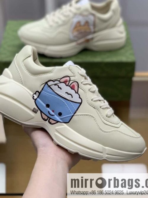 Gucci Gucci [New G Home High Version] Unisex Vintage sneakers