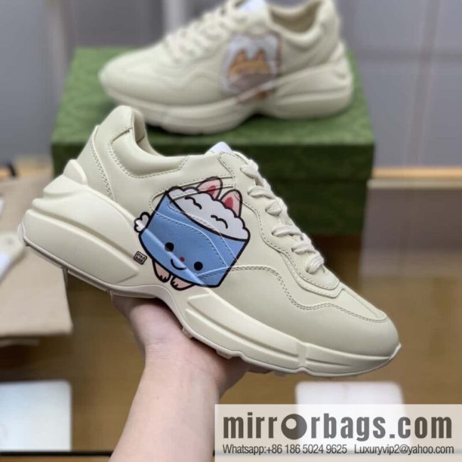 Gucci Gucci [New G Home High Version] Unisex Vintage sneakers