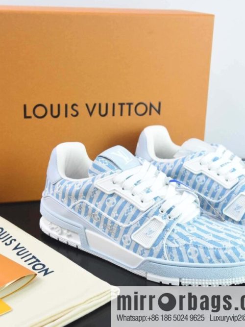LV Louis Vuitton Louis Vuitton Trainer Sneaker Low Top Vintage Leisure Sports Culture Versatile Basketball Board Shoes