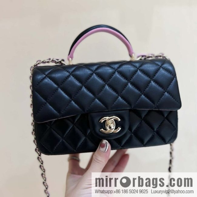 CHANEL classic cf mini handle AS2431