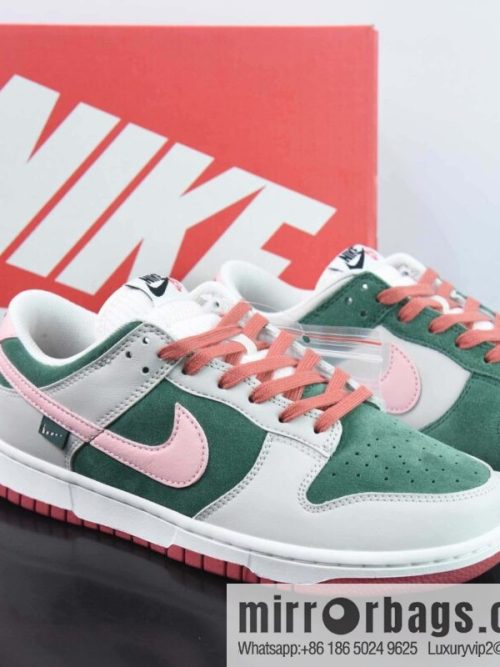 Nike SB Dunk Low popular color is pink and green, mandarin duck, item number: FN8923 061