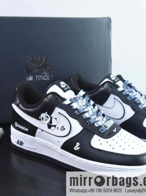 NK Air Force 1 Air Force One board shoes black and white double hook, official item number: DV0788-001