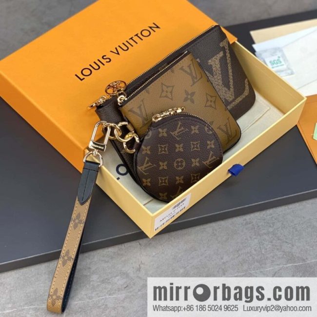 LV M68756 Trio Pouch