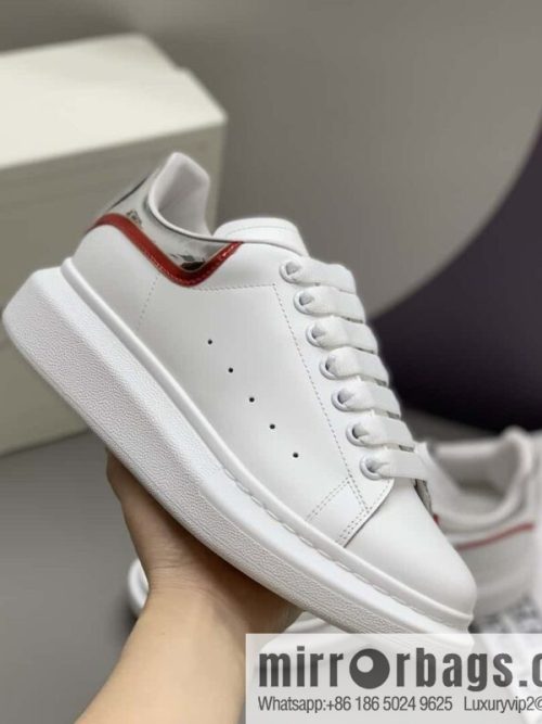 Alexander McQueen mirror red-edged tail sneakers