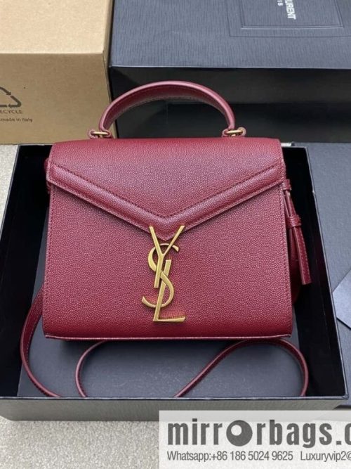 𝑪𝒂𝒔𝒔𝒂𝒏𝒅𝒓𝒂 caviar pattern hand bag burgundy ball pattern/gold buckle Model: 602716