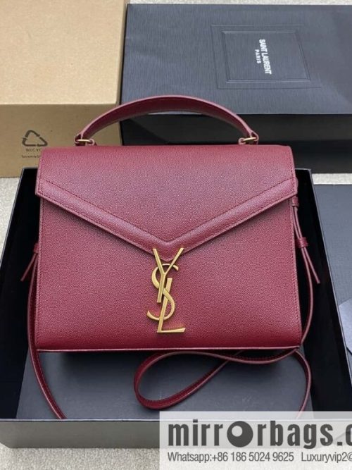 CASSANDRA series new products Original caviar leather embossing burgundy ball pattern/gold buckle Model: 578000