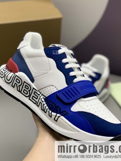 Burberry British style, men\'s low-top casual sneakers