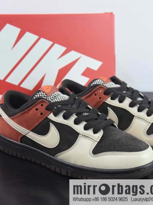 Nike Dunk Low \"Red Panda\" red panda, brown and black sneakers item number: FV0395 200
