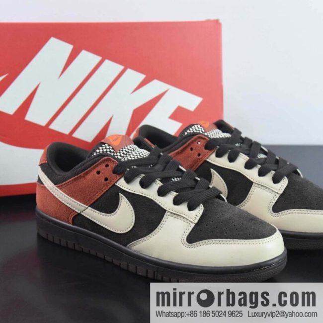 Nike Dunk Low \"Red Panda\" red panda, brown and black sneakers item number: FV0395 200