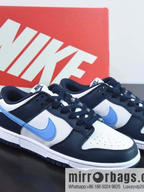 Nike SB Dunk Low \"Habibi\" black and white blue, dunk series Vintage low-top casual sports skateboard shoes. Item number: FN7800-400