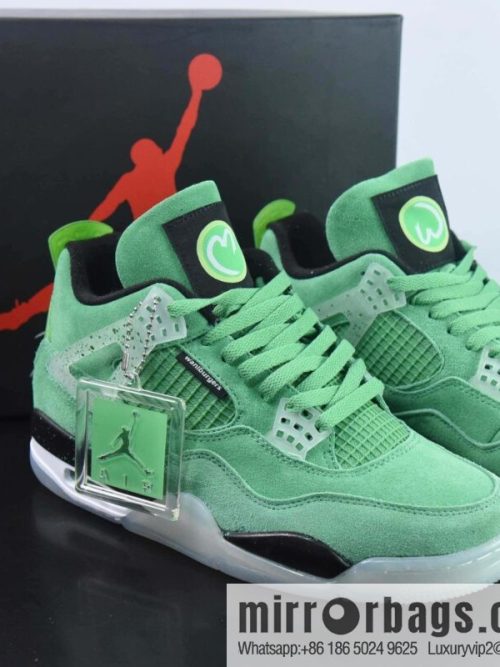 Air Jordan 4 AJ4 Jordan 4th generation basketball shoes/green, Wahlberg