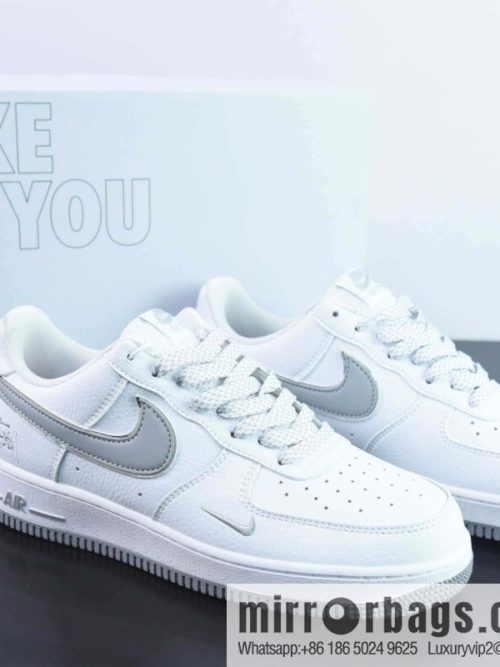 NK Air Force 1 Low Air Force One Low Help Versatile Leisure Sports Board Shoes, Stuart Joint Grey, Item Number: Official Item Number: CW2288 111