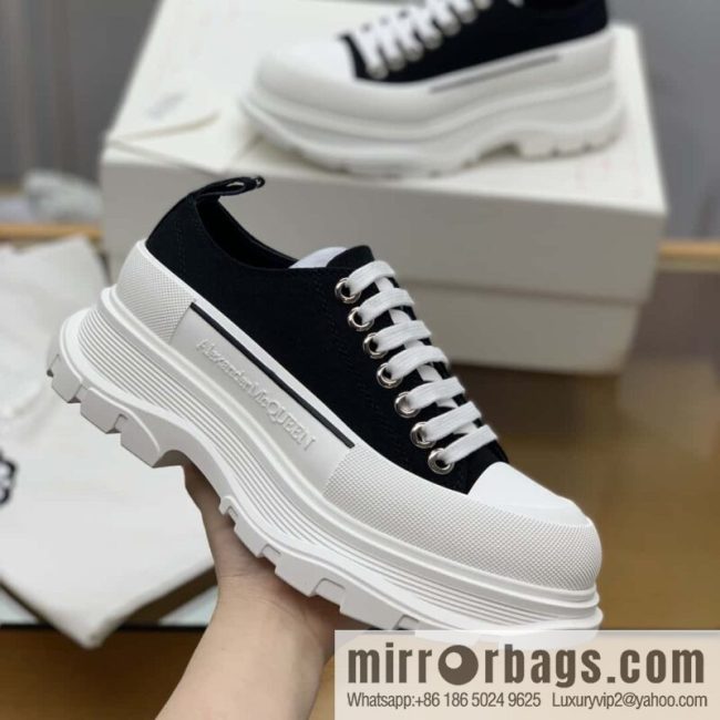 Alexander McQueen Early Spring His & Hers platform muffin shoes