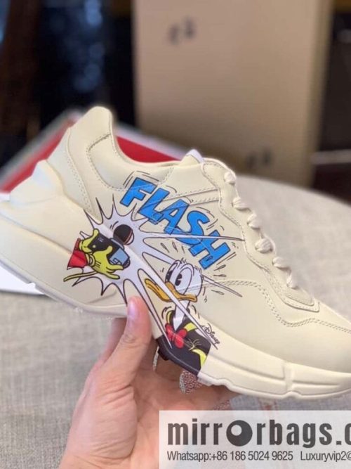 GUCCI Donald Duck printed decoration Unisex new dad shoes