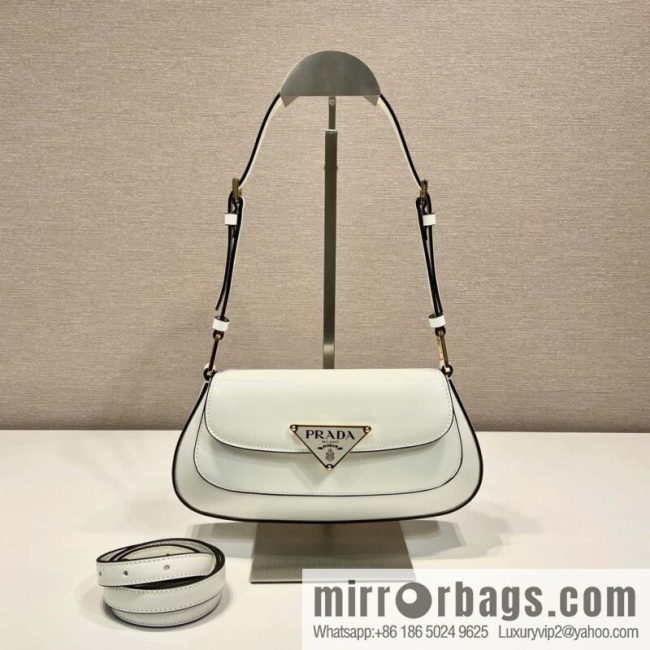 PRADA Prada glossy leather new armpit bag 1BD345