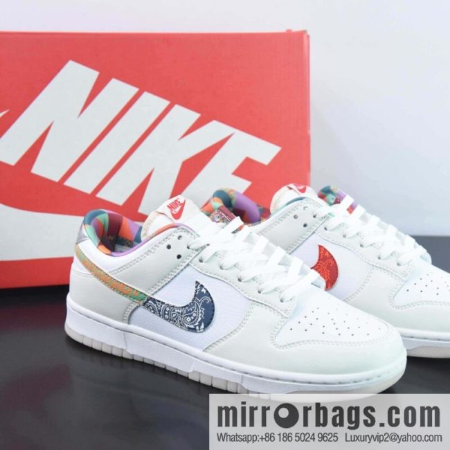 NK DUNK SB Low Decon white multicolor sneakers Part Number: FN8913-141