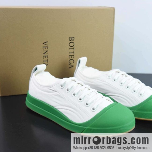 Bottega Veneta 2023ss new round head shoes Bodie home BV latest IVULCAN series His & Hers casual sneakers