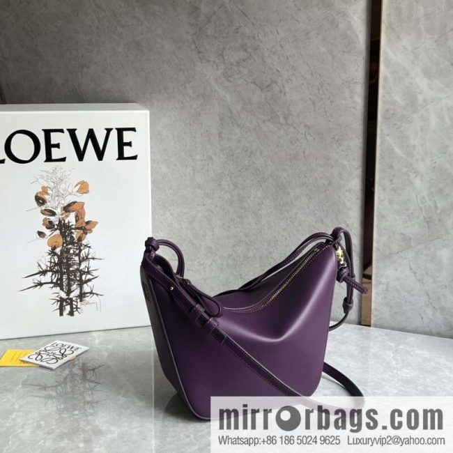LOEWE new hammock armpit bag 0687 purple