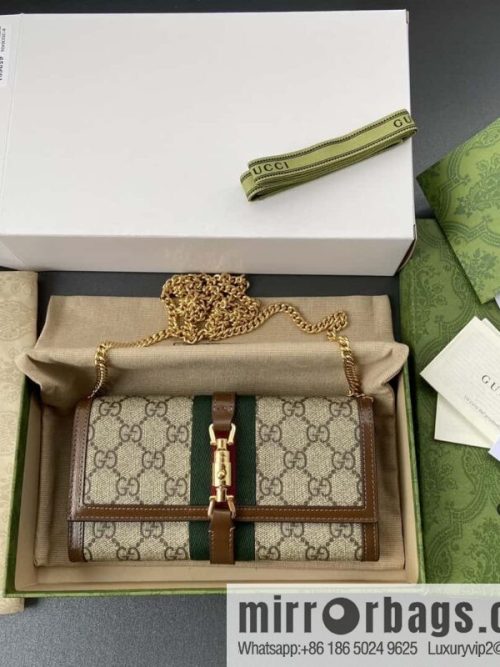 GUCCI Jackie 1961 series chain strap wallet 652681 HUHHG 8565